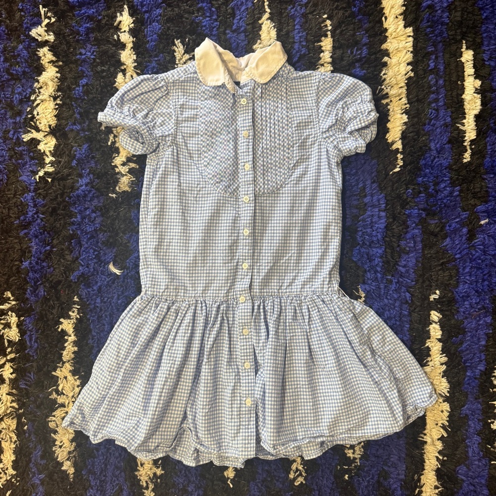 Ralph Lauren Girls Gingham School Dress